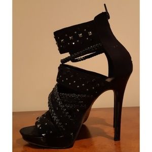 Black Strappy Sandals